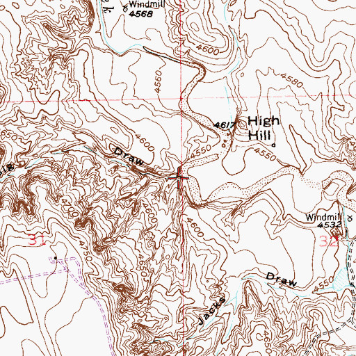 Topographic Map of Big Draw, CO