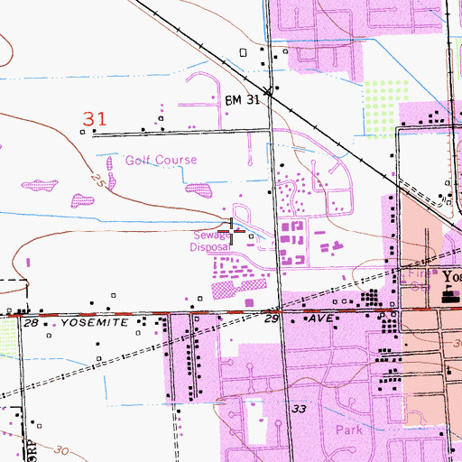 Topographic Map of Union Road Park, CA