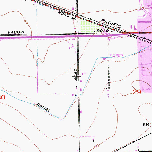 Topographic Map of Evangelical Free Church of Tracy, CA