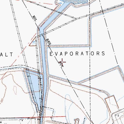 Topographic Map of Crittenden Marsh, CA