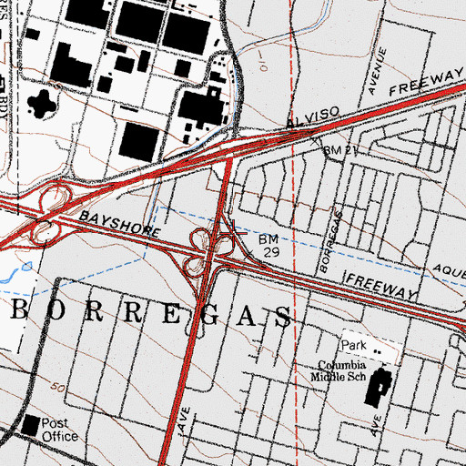 Topographic Map of Orchard Park, CA