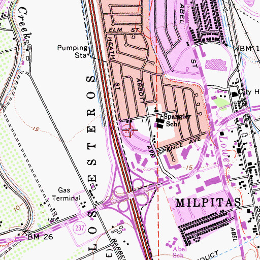 Topographic Map of Starlite Park, CA
