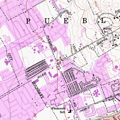 Topographic Map of Berryessa Evangelical Free Church, CA