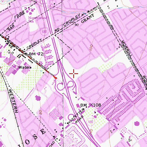Topographic Map of Cataldi Park, CA
