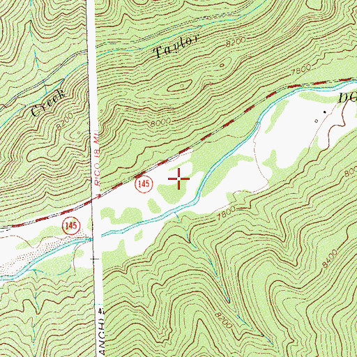 Topographic Map of Quarry (historical), CO