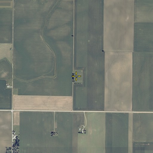 Aerial/Satellite Image of Mount Pleasant Cemetery, IL