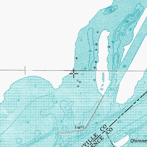 Topographic Map of Parish Dock, NY