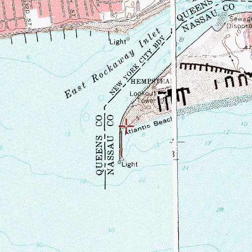 Topographic Map of Silver Point, NY