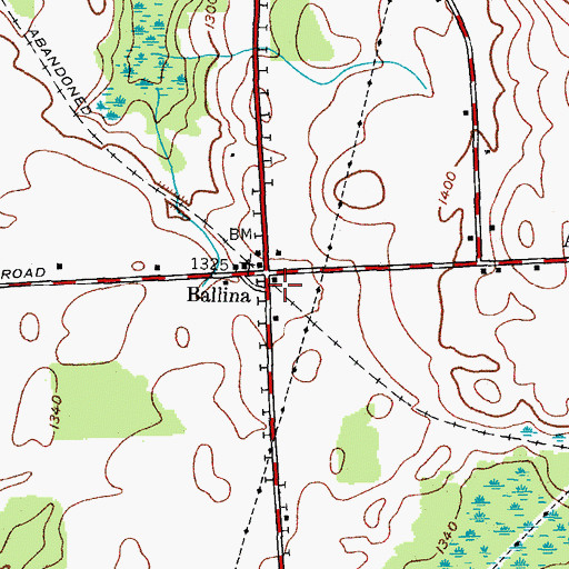 Topographic Map of Webster Station, NY