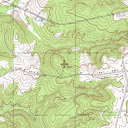 Topographic Map of Bolt Family Cemetery, SC