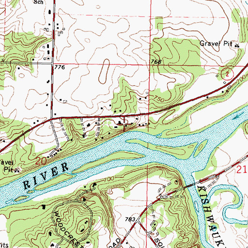 Topographic Map of Motor Heights, IL