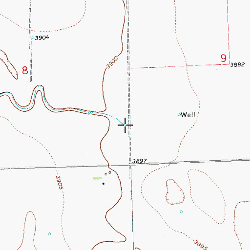 Topographic Map of Rock Creek, CO