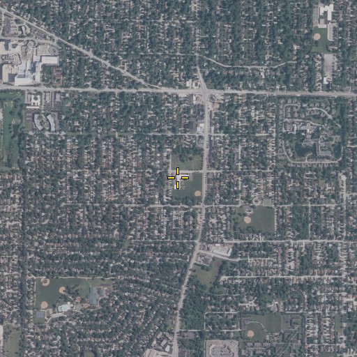 Aerial/Satellite Image of Dunton School, IL
