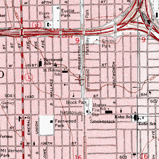 Topographic Map of House of God, IL