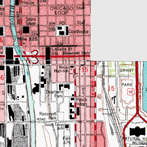 Topographic Map of Garden Mission, IL