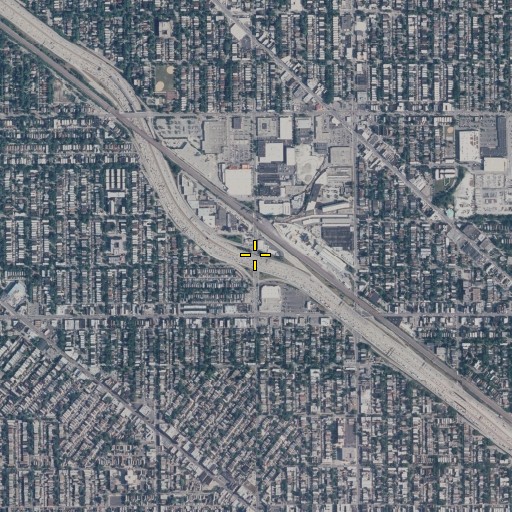 Aerial/Satellite Image of Interchange 45B, IL