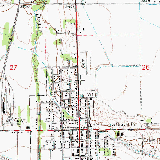 Topographic Map of United Church of Christ, NE