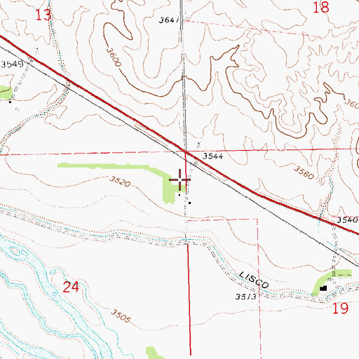 Topographic Map of Kuhn (historical), NE
