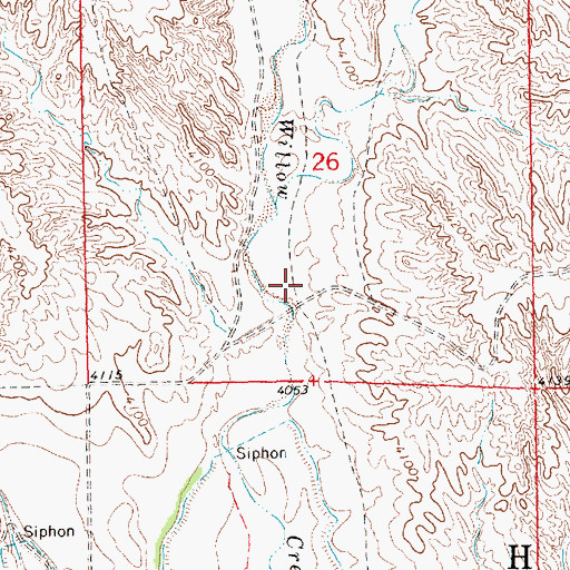 Topographic Map of Haynes Station (historical), NE