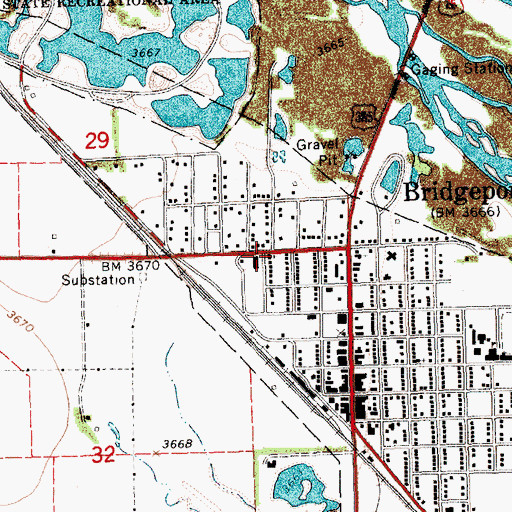 Topographic Map of New Life Assembly of God Church, NE