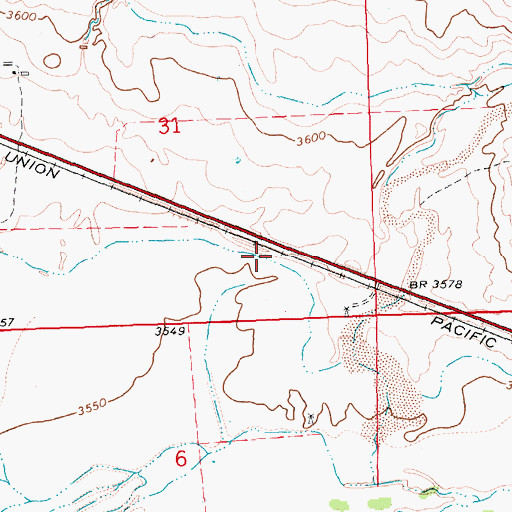 Topographic Map of Eastwood, NE