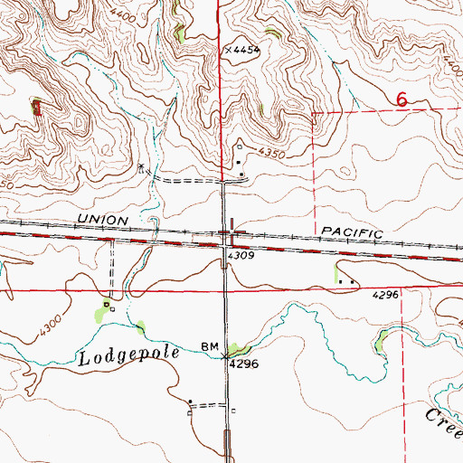 Topographic Map of Herdon (historical), NE