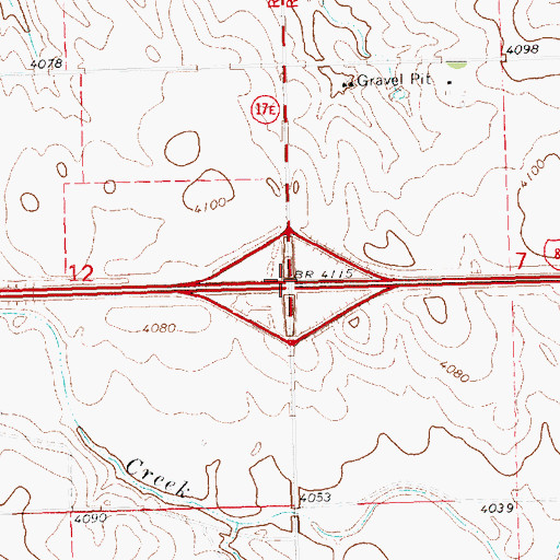 Topographic Map of Interchange 69, NE