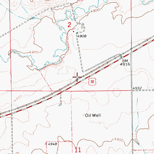 Topographic Map of Smeed, NE