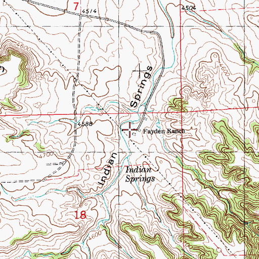 Topographic Map of Fayden Ranch, NE
