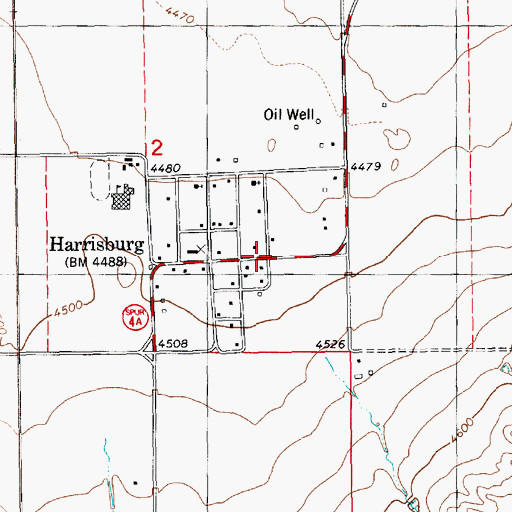 Topographic Map of Banner County Museum, NE