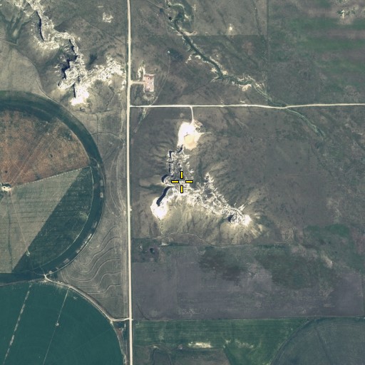 Aerial/Satellite Image of Castle Rock, NE