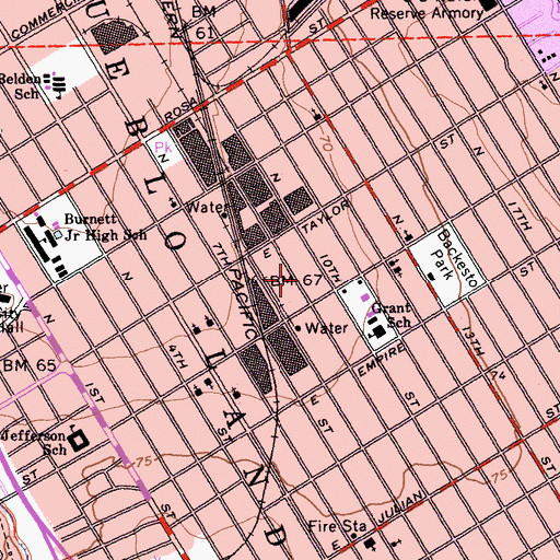 Topographic Map of Hoa Hao Buddhist Church, CA