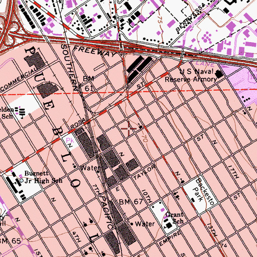 Topographic Map of Iglesia Misionera, CA