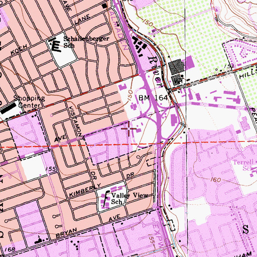 Topographic Map of Calvary Chapel of San Jose, CA
