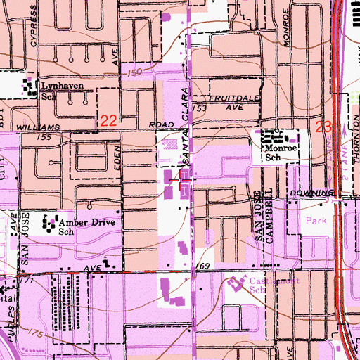 Topographic Map of Center for Spiritual Enlightenment, CA