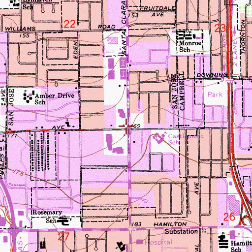 Topographic Map of Creative Mind Science Church, CA