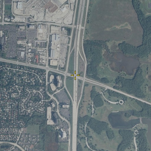 Aerial/Satellite Image of Interchange 1, IL