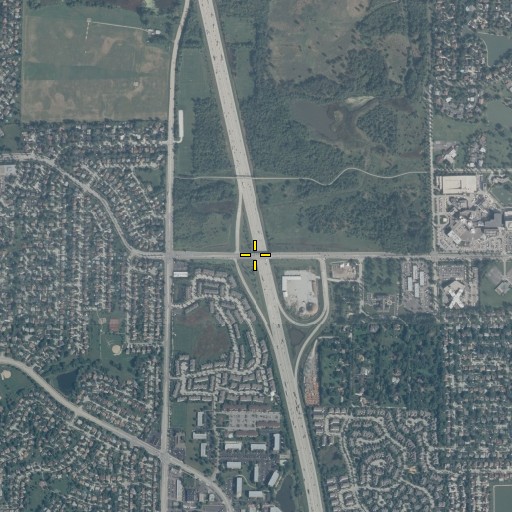 Aerial/Satellite Image of Interchange 4, IL