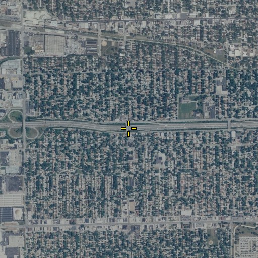 Aerial/Satellite Image of Interchange 19A, IL