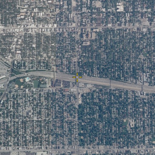 Aerial/Satellite Image of Interchange 21B, IL