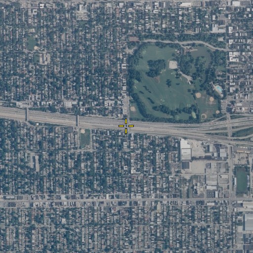 Aerial/Satellite Image of Interchange 23A, IL
