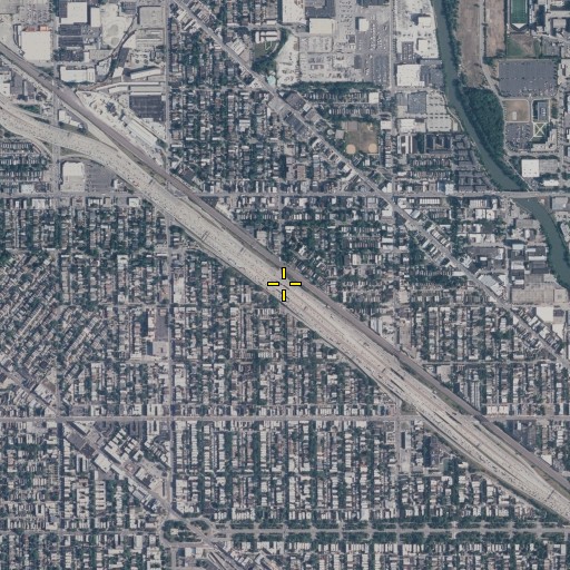 Aerial/Satellite Image of Interchange 46A, IL