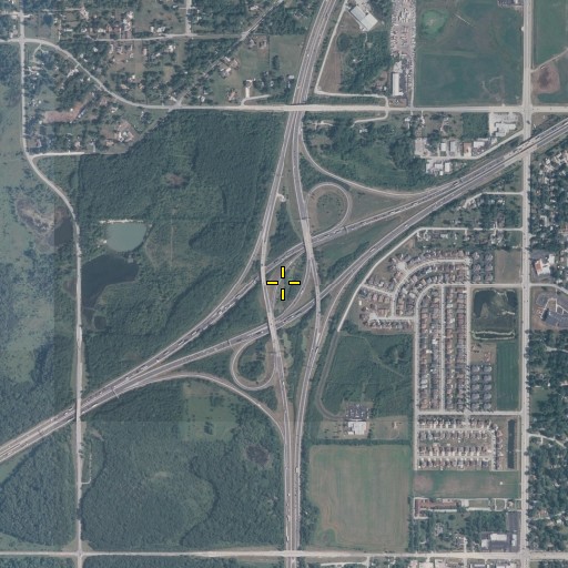 Aerial/Satellite Image of Interchange 151, IL