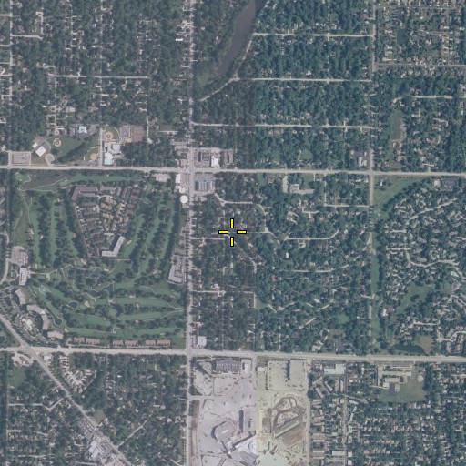 Aerial/Satellite Image of Jaycee Park, IL