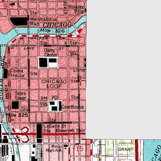 Topographic Map of Jewelers Building, IL
