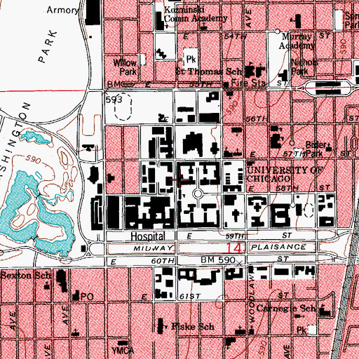 Topographic Map of Jones Laboratory, IL
