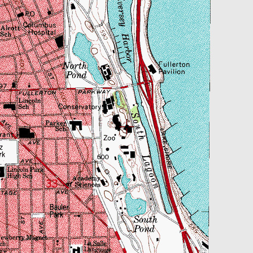 Topographic Map of McCormick Bird House, IL