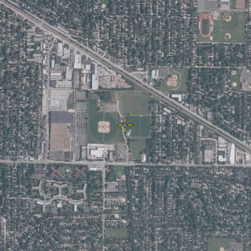 Aerial/Satellite Image of Melas Park, IL