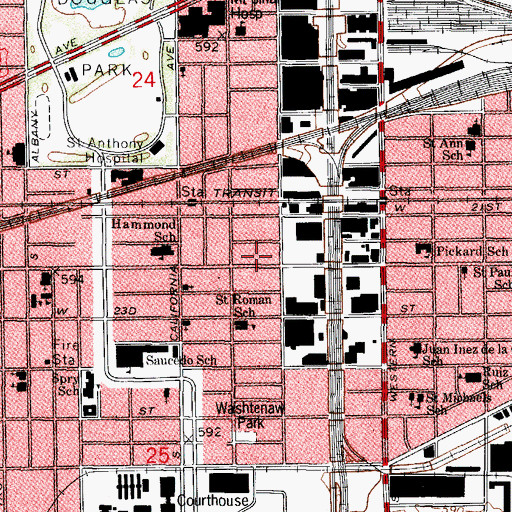 Topographic Map of Missionary Crusade Church, IL