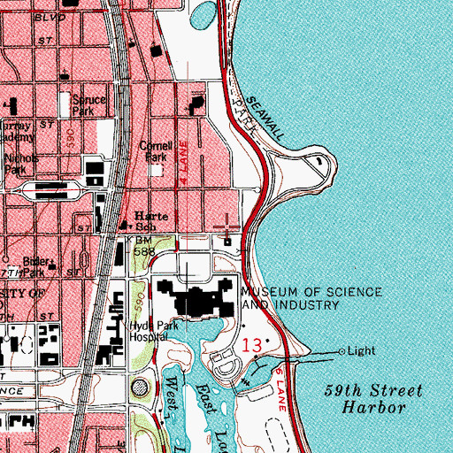 Topographic Map of Montgomery Place, IL